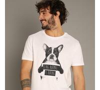 T-Shirt Uomo Maniche Corte Colore Bianco, FATHER AND SON BEST FRIENDS FOR L
