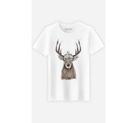 T-Shirt Uomo Maniche Corte Colore Bianco, LET'S GO OUTSIDE