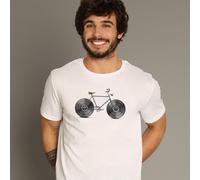 T-Shirt Uomo Maniche Corte Colore Bianco, POCKET SLOTH
