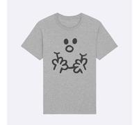T-Shirt Uomo Maniche Corte Colore Grigio, VISAGE MONSIEUR