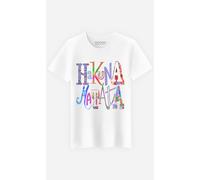 T-Shirt Uomo Maniche Corte E Colore Bianco, HAKUNA MATATA COLO