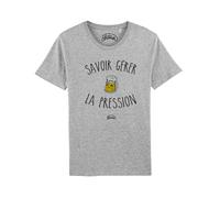 T-Shirt Uomo Maniche Corte - LA PRESSIONE Colore Grigio