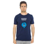 T-Shirt Uomo Maniche Corte Monsieur Parfait Colore Blu Marino