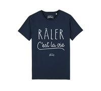 T-Shirt Uomo Maniche Corte RALER C'È LA VITA Colore Blu Marino