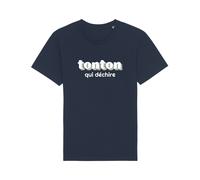 T-Shirt Uomo Maniche Corte TONTON CHE SPACCA Blu Marino