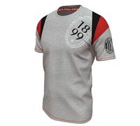 T-Shirt Uomo Milan Cotone Prodotto Ufficiale Vari Modelli (Milan B, L)