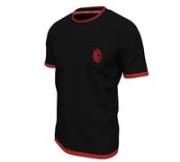 T-Shirt Uomo Milan Cotone Prodotto Ufficiale Vari Modelli (Milan C, L)