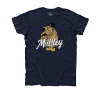 T-Shirt Uomo Muttley 1 And Dick Dastardly - Races Shirt - Linea Classic - 100% Cotone 185 gr/mq Shirt - Linea Classic - 100% Cotone 185 gr/mq (L, Blu)