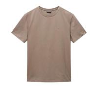 Napapijri Brown Cotton Men T-Shirt - XL