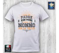 T-shirt Uomo NONNO papà ok ma nonno non ha prezzo Festa dei NONNI Idea regalo