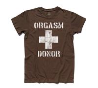 T-shirt uomo ORGASM DONOR come quella indossata da STIFLER in AMERICAN PIE