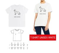 T-shirt UOMO ORIGAMI DOG GERMAN SHEPHERD pastore tedesco DESIGNEDSHIRT DSHIRT