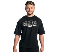 T-shirt uomo oversize Boxy Athletic Society nera in cotone 1 St