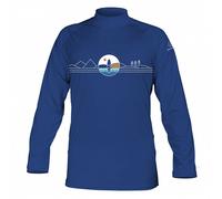 T-shirt uomo PADDLEBOARDING BLUE lycra manica lunga - taglia: M