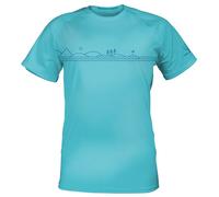 T-shirt uomo PADDLEBOARDING LIGHT BLUE lycra manica corta - taglia: M