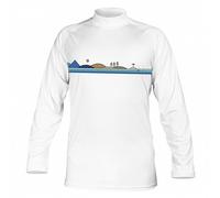T-shirt uomo PADDLEBOARDING WHITE lycra manica lunga - taglia: S