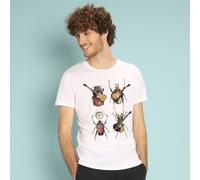 T-Shirt Uomo Personalizzato Maniche Corte Stampato In Francia Colore Bianco