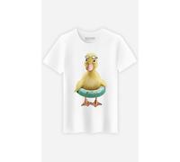 T-Shirt Uomo Personalizzato Maniche Corte Stampato In Francia Colore Bianco