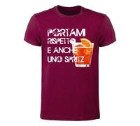 T-shirt Uomo - Portami rispetto e anche uno spritz