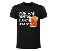 T-shirt Uomo - Portami rispetto e anche uno spritz