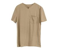 T Shirt Uomo Scollo a V Nera Maglietta Cotone Palestra Sportiva Muscolo Tshirt Comode Classica Estive Bianca T-Shirt Top Manica Corta Casual Slim Fit Magliette Basic Tee Allenamento Sport Running