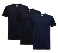 T-Shirt Uomo Scollo V NOTTINGHAM 100% Cotone Pacco da 3 e 6 pz