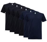 T-Shirt Uomo Scollo V NOTTINGHAM 100% Cotone Pacco da 3 e 6 pz