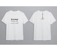 T-shirt Uomo "Sii te stesso" Limited Edition - TS42/N, Maglietta Fronte e Retro