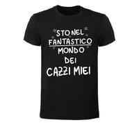 T-shirt Uomo - Sto nel fantastico mondo dei cazzi miei