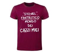 T-shirt Uomo - Sto nel fantastico mondo dei cazzi miei