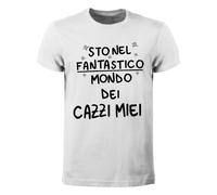 T-shirt Uomo - Sto nel fantastico mondo dei cazzi miei