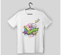 T-Shirt Uomo Street Style Urban Art |TS81/N| Maglietta "Cool Graffiti"