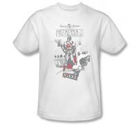 T-Shirt Uomo Superman Metropolis Sotto Assedio, Bianca