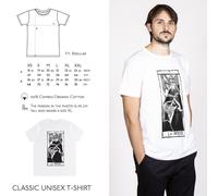T-shirt Uomo Tarot La Papesse Ispirato ai TAROCCHI DI MARSIGLIA lettura carte