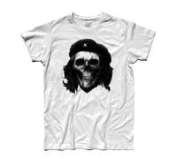 T-shirt uomo teschio Skull Ernesto Che Guevara Rivoluzione Rebel