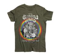 T-shirt uomo THE BANANA SPLITS SHOW Tra La La Song Swingo Bingo tshirt rainbow