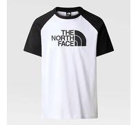 T-Shirt Uomo The North Face Raglan Easy Tee A87N7 FN41 Bianco Nero