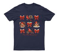 T-shirt uomo Tis The Season Christmas Holiday Cardinals maglietta grafica...
