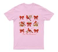 T-shirt uomo Tis The Season Christmas Holiday Cardinals maglietta grafica...