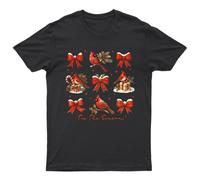 T-shirt uomo Tis The Season Christmas Holiday Cardinals maglietta grafica...