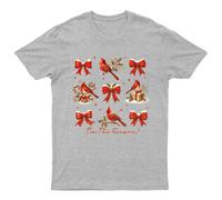 T-shirt uomo Tis The Season Christmas Holiday Cardinals maglietta grafica...