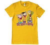 T-Shirt Uomo Ufficialmente Licenziata Ed, Edd n Eddy Manica Corta Girocollo