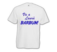 T-SHIRT UOMO Va a laurà barbun frase MILANESE maglietta spiritosa detto LOMBARDO