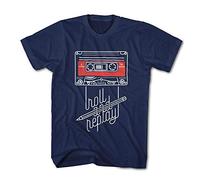T-Shirt Uomo Vintage Rotolo And Replay Cassetta 80´S Musicassetta - Blu-Navy, L