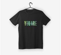 T-shirt uomo "You Are Enough" - TS22/N, Maglietta motivazionale stampata
