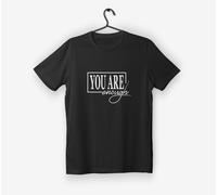 T-shirt uomo "You Are Enough" - TS25/N, Maglietta motivazionale stampata