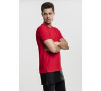 T-shirt Urban Classic long zipped Rouge XL