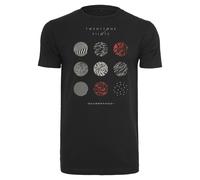 MERCHCODE Twenty One Pilots Pattern Circles Tee, T-Shirt Men's, Black, XS