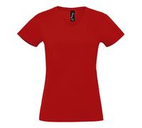 T-Shirt V Collo In Cotone Per Donne SOL'S Imperial
