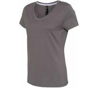 T-Shirt V-Neck Hanes X-Temp (42V0) Grigio Fumo, XL